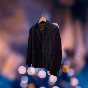 Navy Velvet HM Blazer, 38 R